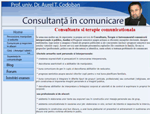 Tablet Screenshot of comunicare.codoban.ro